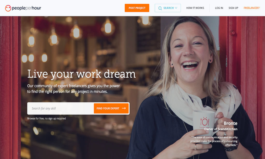 Hire a Designer from People Per Hour for your e-commerce store