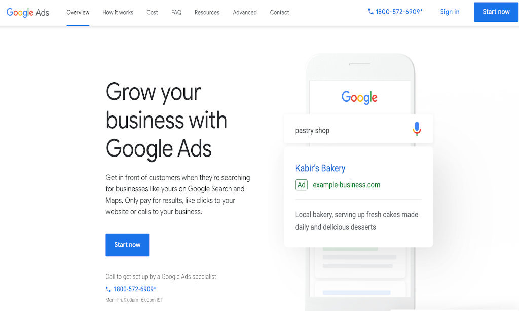 Use Google Ads for marketing