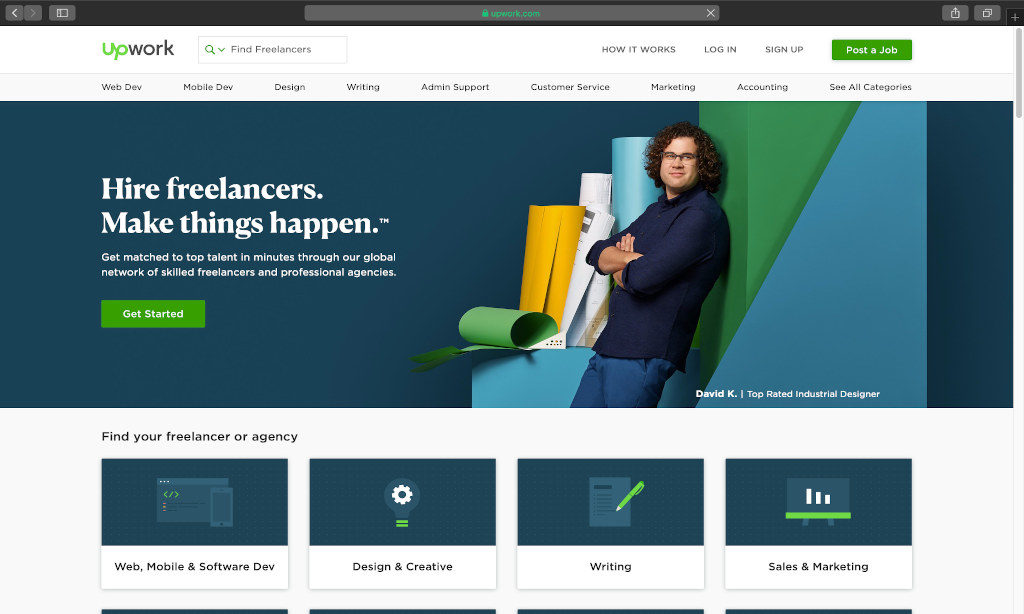 Hire a Designer From Upwork for E-commerce Store