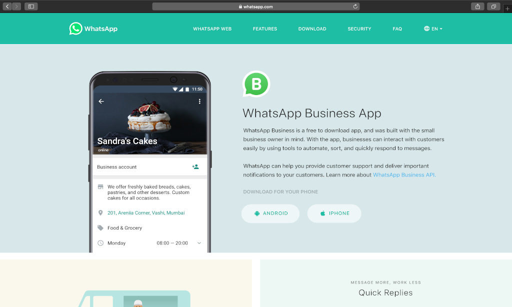 WhatsApp has over 3 billion registered businesses as stated by TechCrunch. 