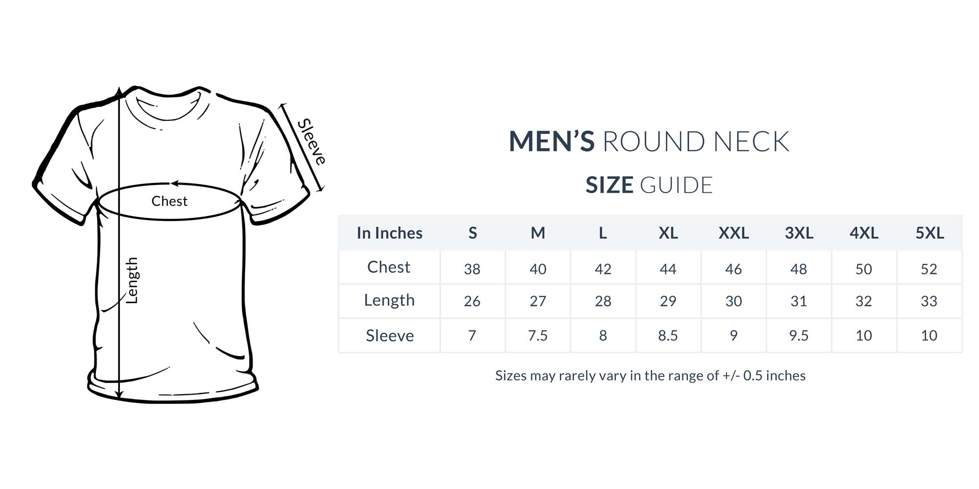 medium t shirt measurements