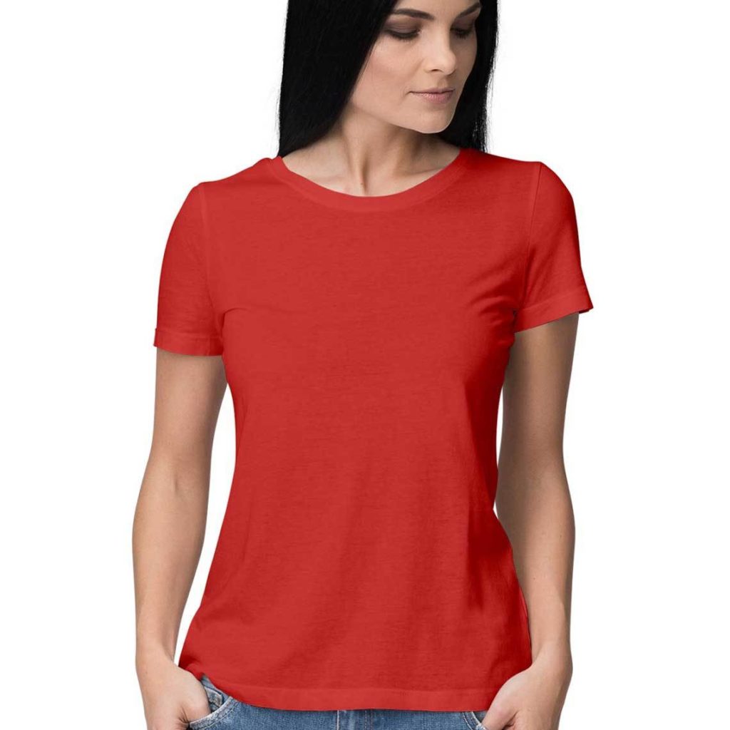 Women's Round Neck T-shirt | Print on Demand Dropshipping | Printrove